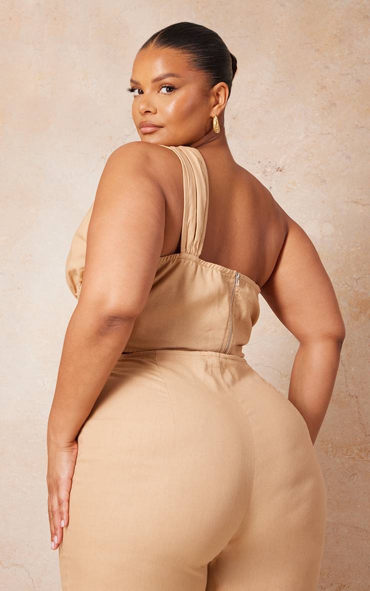 Top Corset Asymétrique Grande Taille