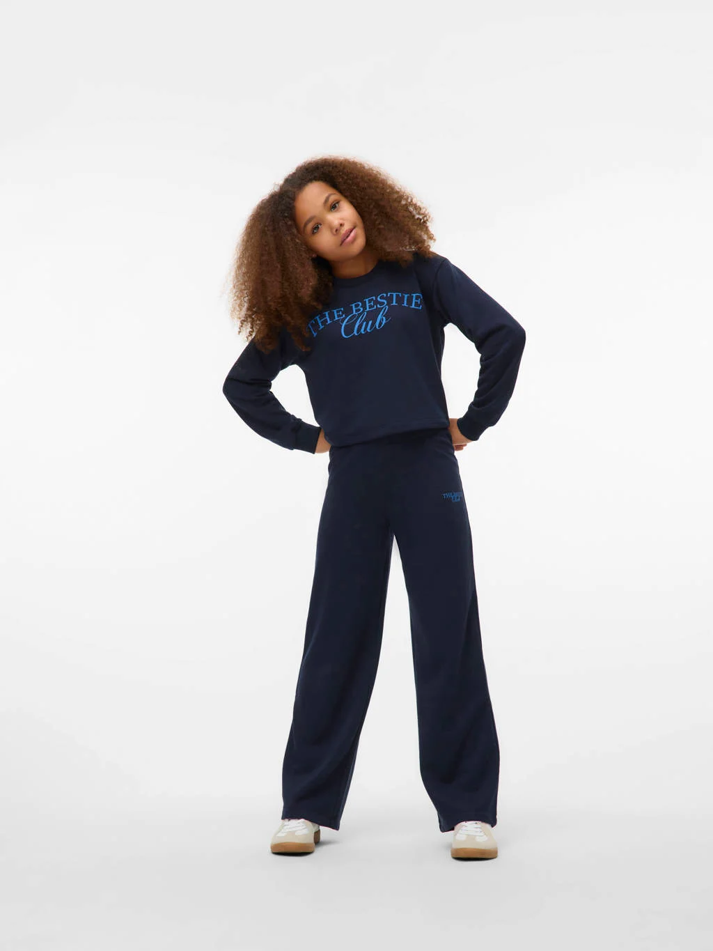 VERO MODA GIRL sweater donkerblauw