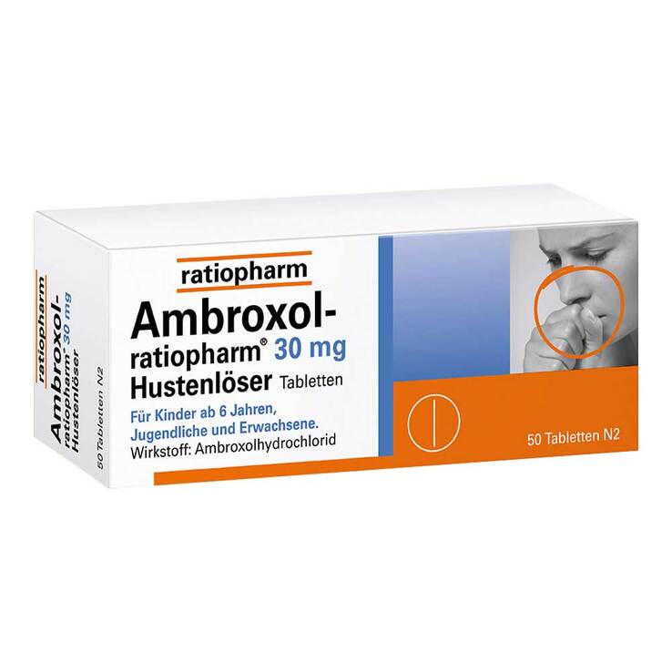 Ambroxol ratiopharm 30 mg Hustenlöser Tabletten, 50 St