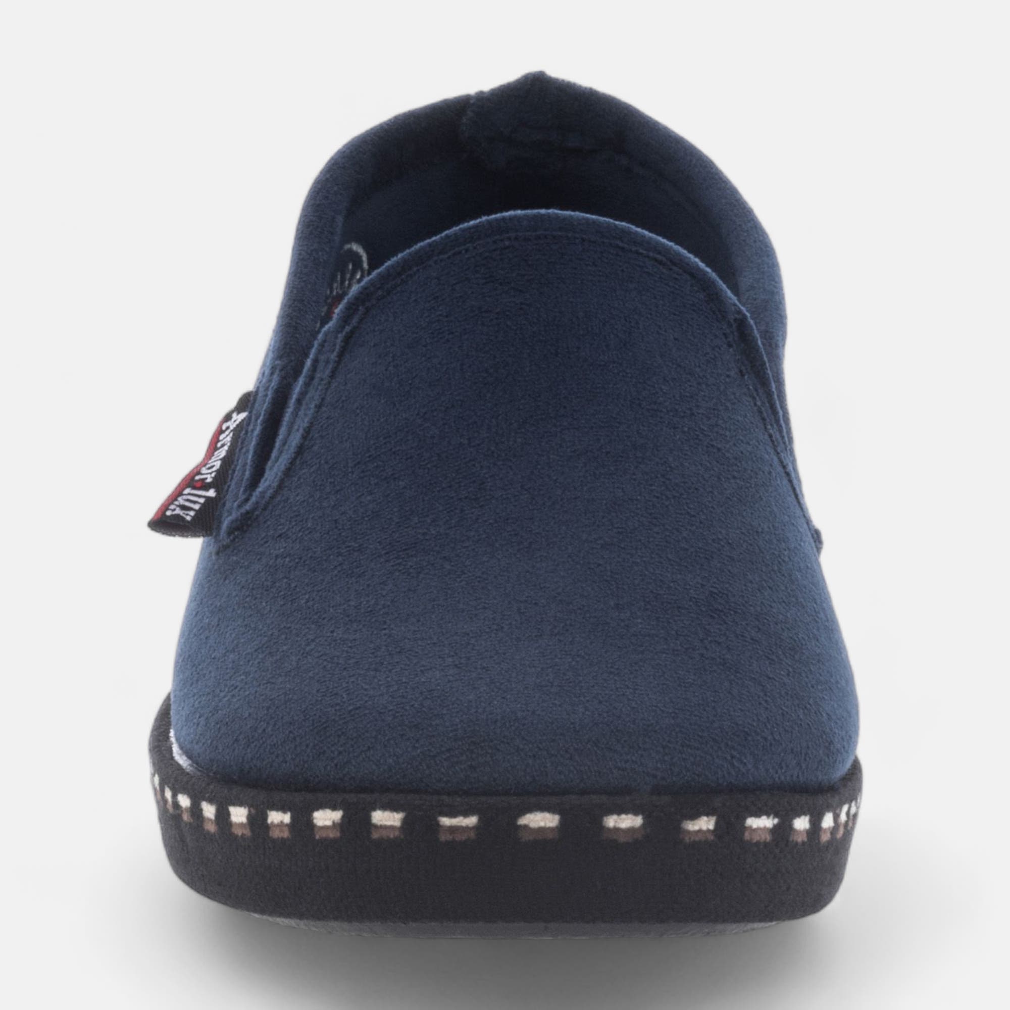 Pantoufles pieds sensibles Homme bleu marine