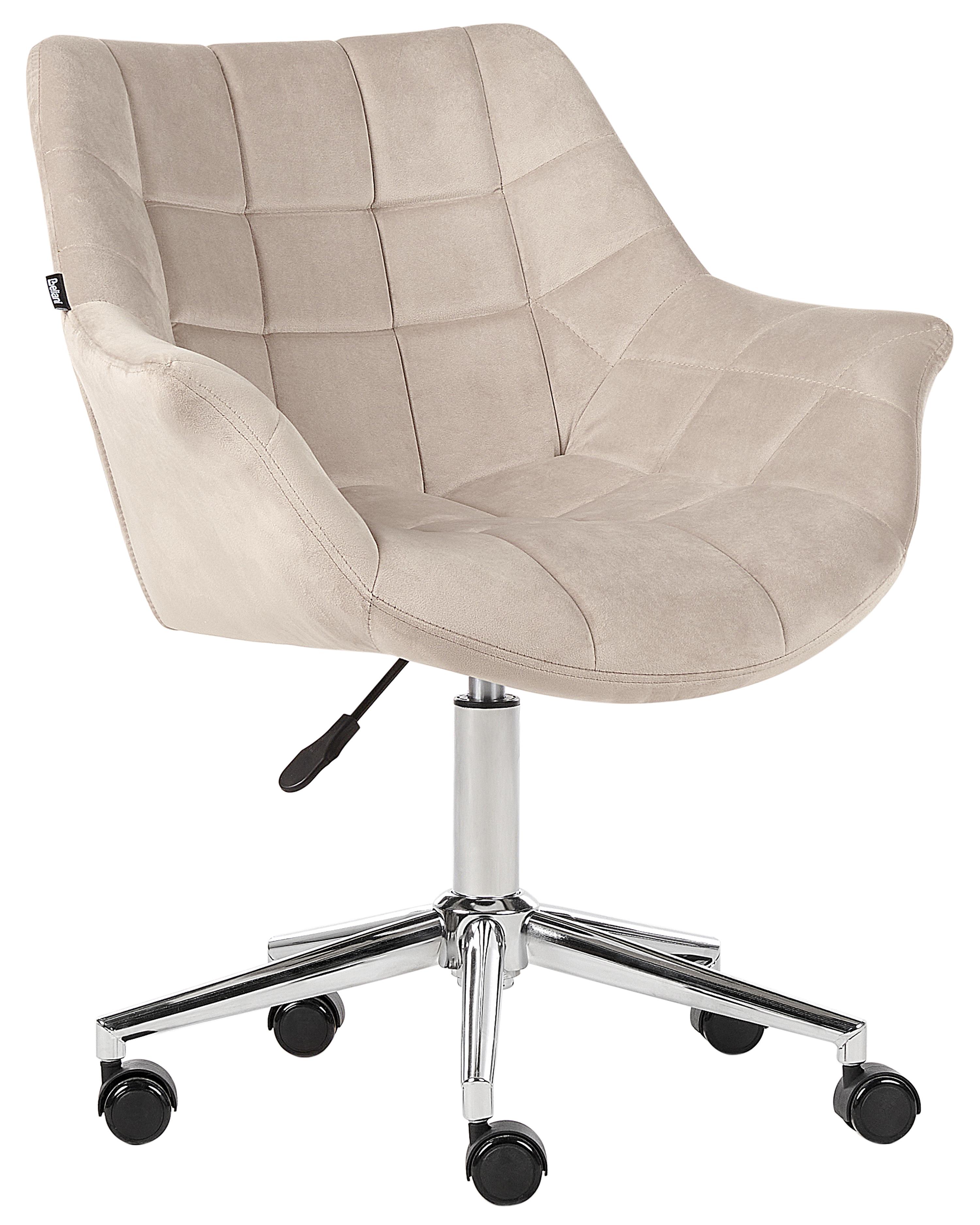Bureaustoel LABELLE Fluweel Beige