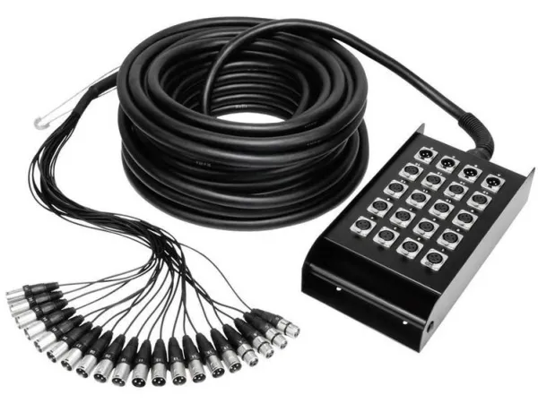 AH Cables K20C15 Multicore kabel 15.00 m Antal indgange:16 x Antal udgange:4 x