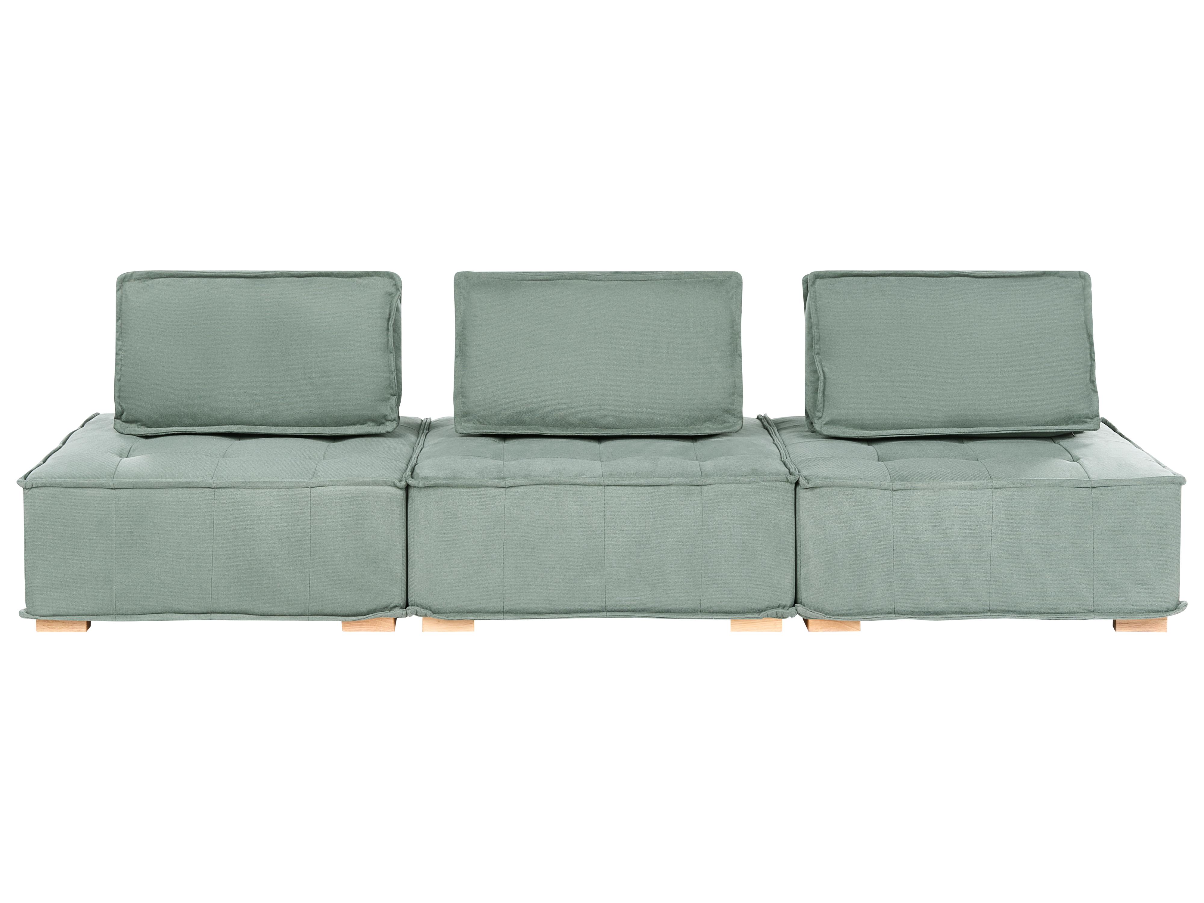 Modulaire bank 3-zits TIBRO Stof Lichtgroen