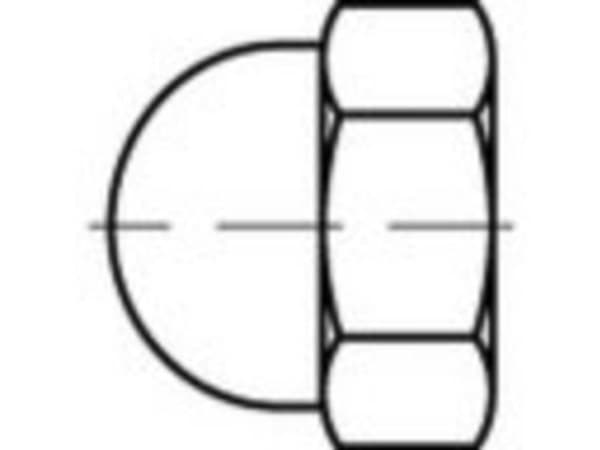 TOOLCRAFT Dekorationskapper Plastic TO-5455356 100 stk