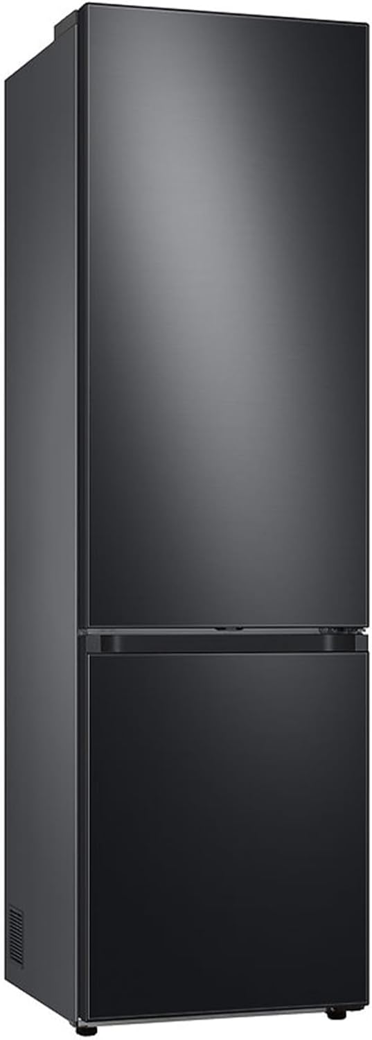RB38C7B5AB1/EF Kühl-Gefrierkombination, 203 cm, 387 l, AI-Kühlschrank mit Gefrierfach, SmartThings AI Energy Mode, No Frost+, SpaceMax, Metal Cooling, Premium Black Steel