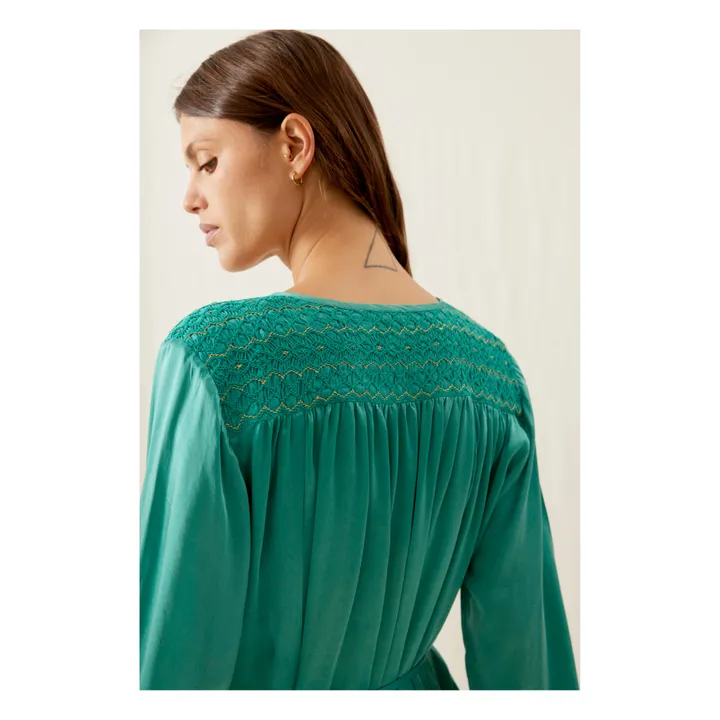 Louise Misha Robe Djina - Collection Femme | Bleu Vert