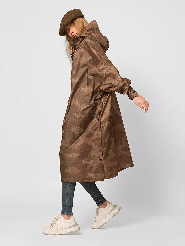 RAINKISS Regenjacke - Regenponcho The Clouds braun