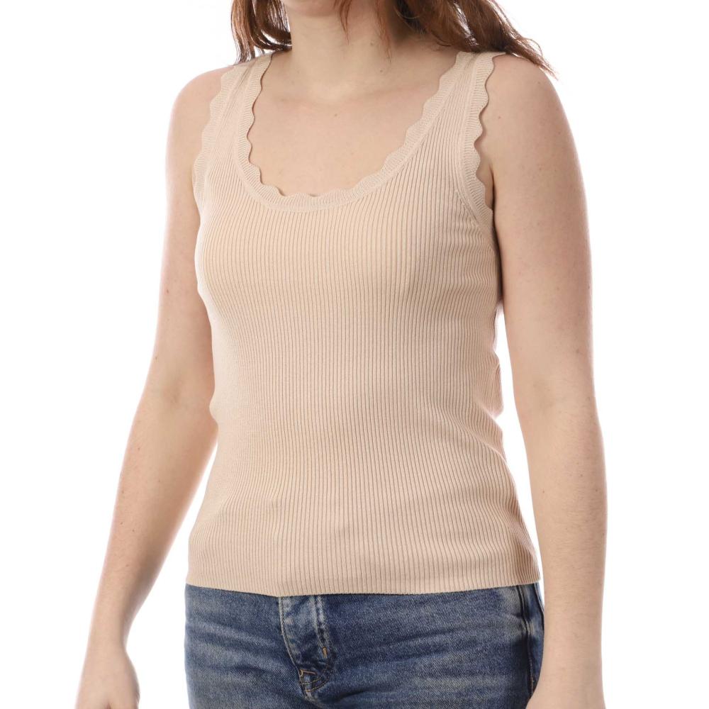 JDY Débardeur Beige Femme JDY Nanna