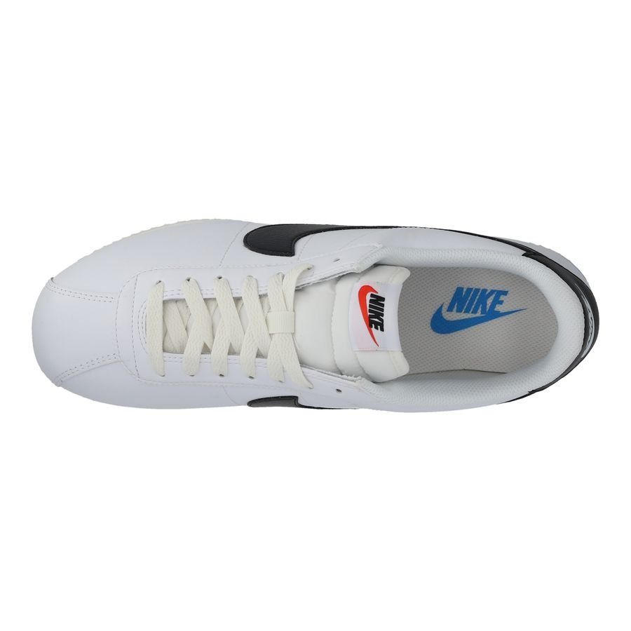 Nike Chaussures Cortez - Blanc/Noir/Bleu Femme