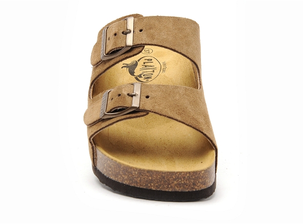 Plakton mules et sabots plats femme cp beta 340010 marron