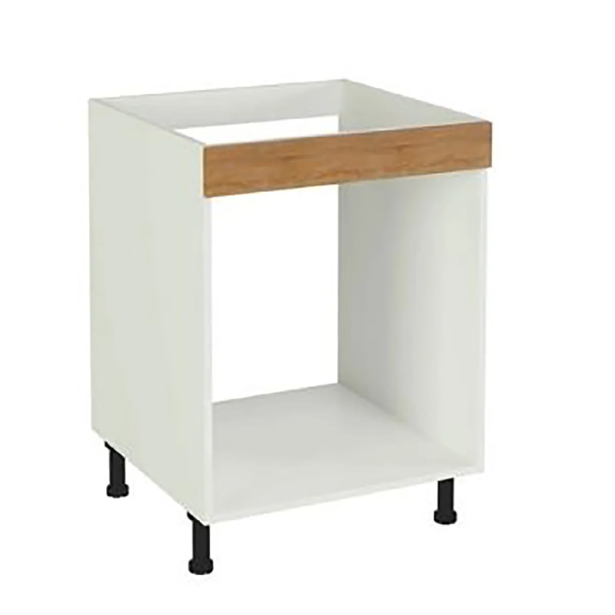 Pegane Meuble Bas de Cuisine - Chêne Cortez