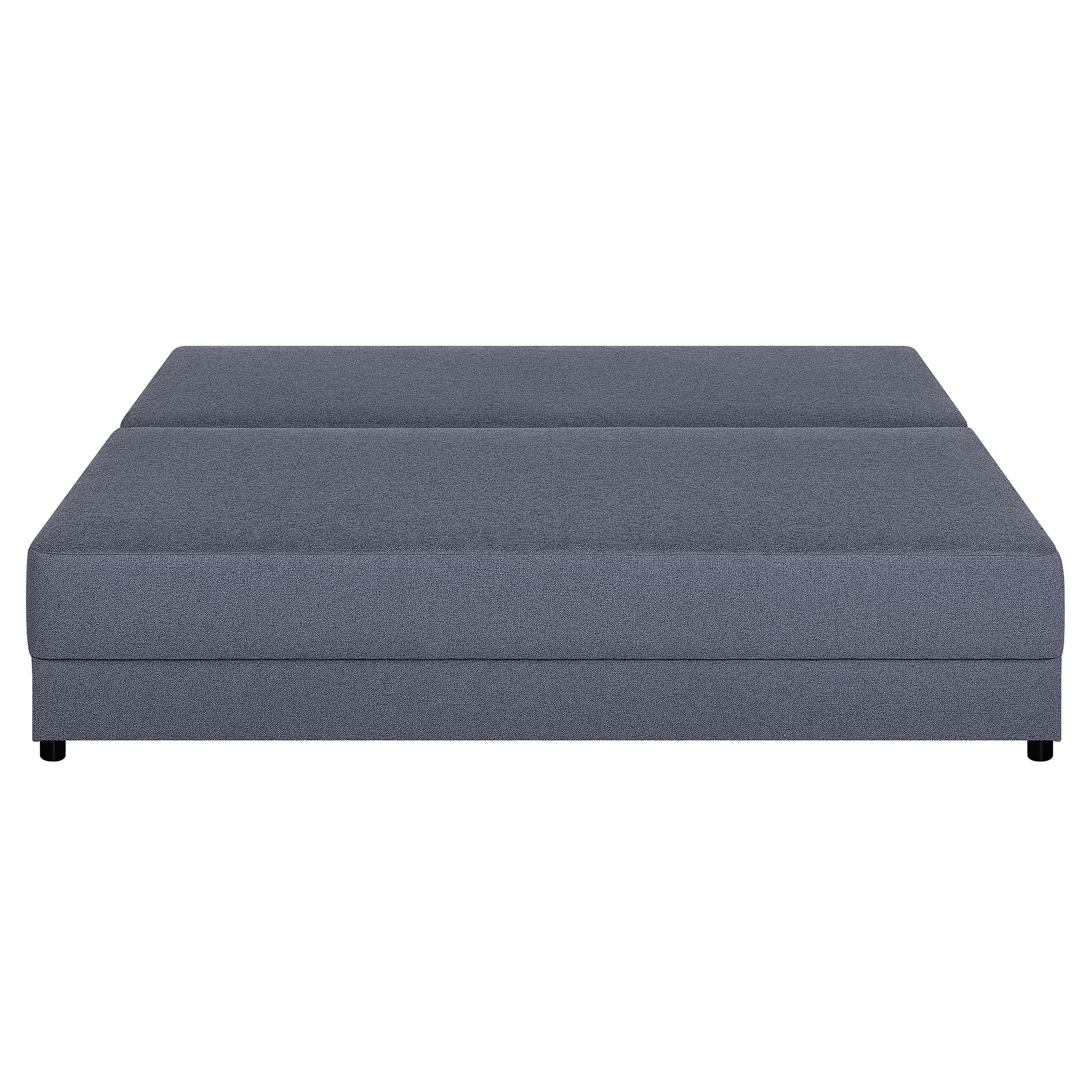 Schlafsofa - dunkelgrau - mit Staukasten und Liegefunktion - Dauerschläfer