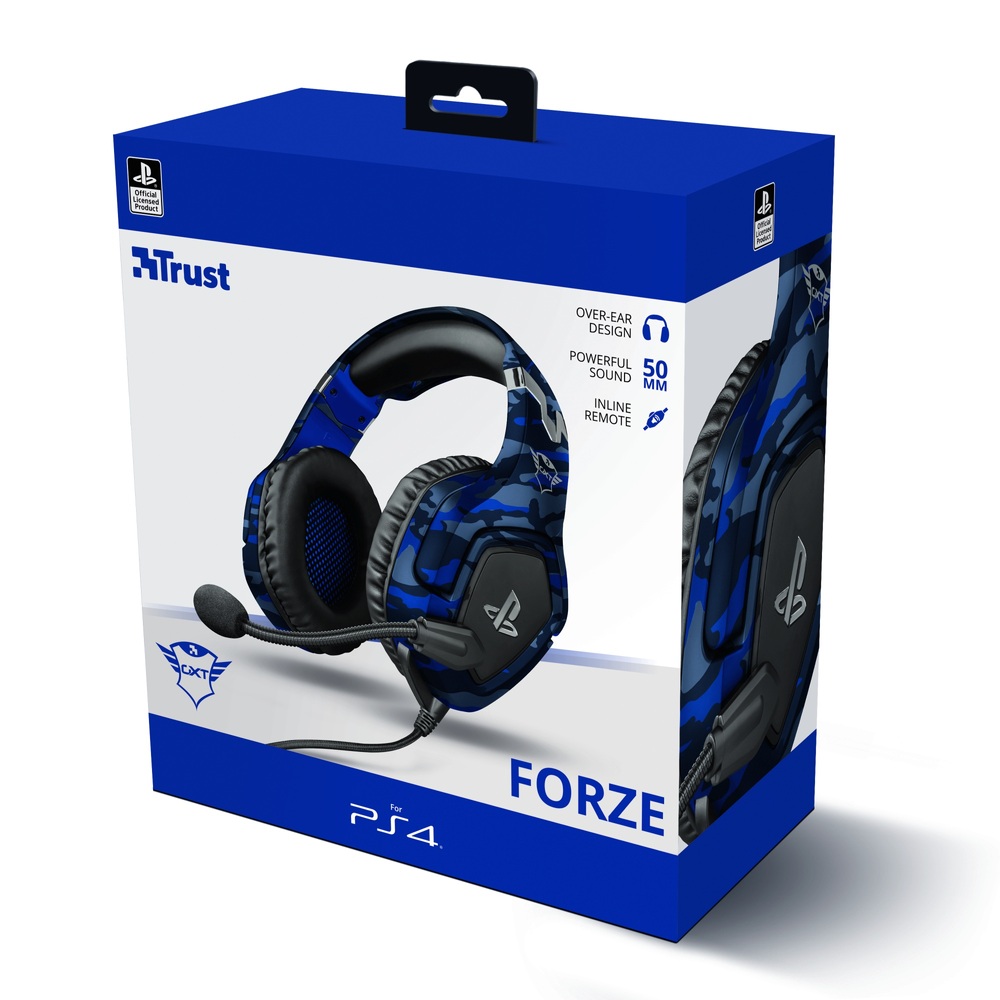 Trust GXT 488 Forze Offiziell lizenziertes PS4-Headset