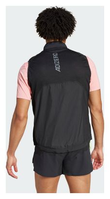 Veste thermique sans manche Adidas Adizero Vest Noir Homme