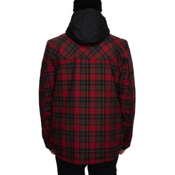 Veste snowboard 686 WOODLAND INSULATED JACKET OXBLOOD PLAID