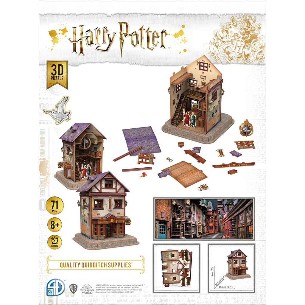 Harry Potter : Accessoires de Quidditch 3D Puzzle