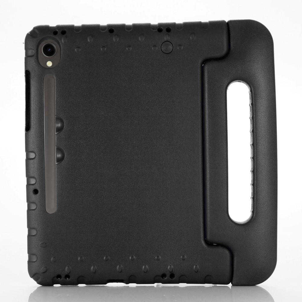 Samsung Galaxy Tab S11 / Tab S10 FE / Tab S9 FE / S9 Stossfeste Kinder Schaumstoff Schutz Hülle   Griff   Standfunktion - Schwarz