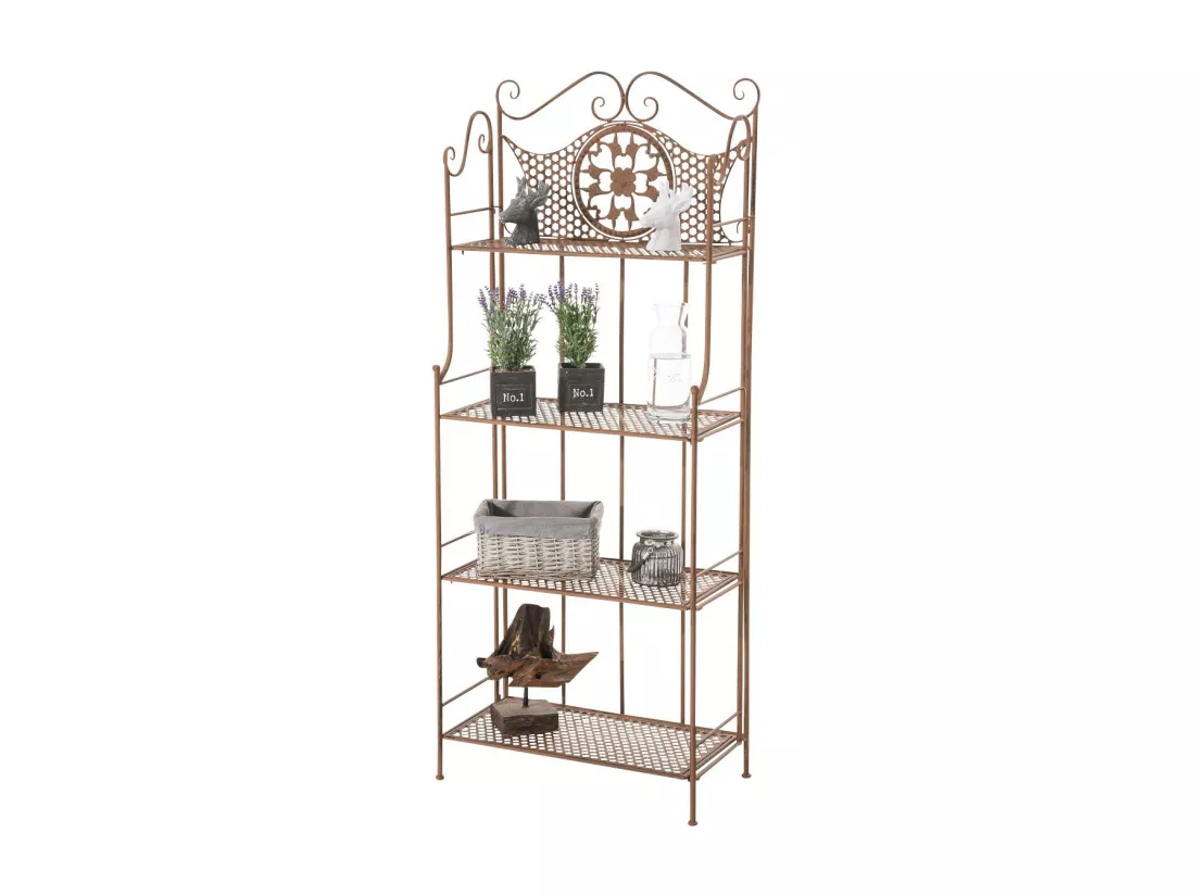 Etagère de rangement plantes marron 61 x 33 x 153 cm ETA10023