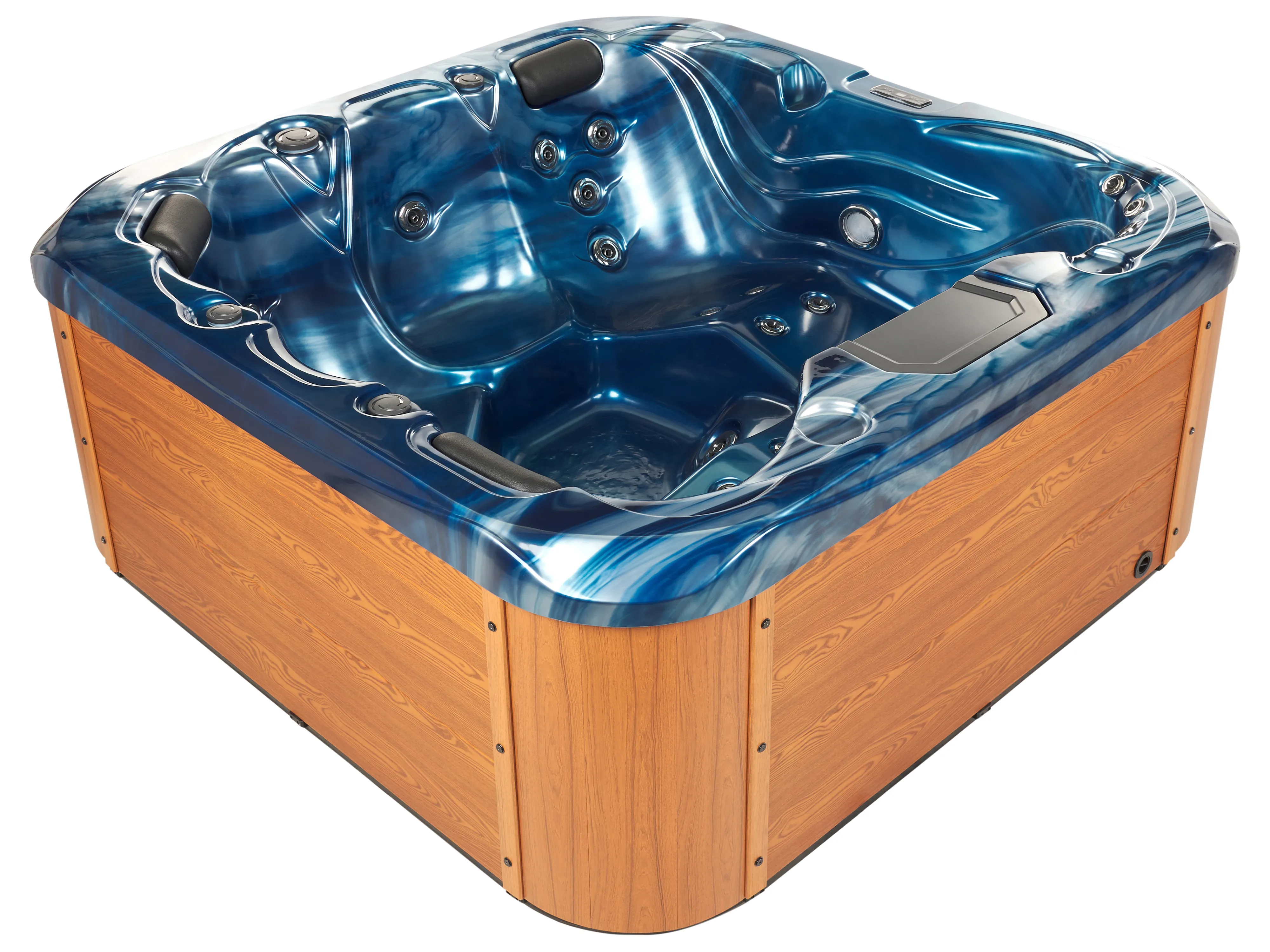 Buiten hottub met LED LASTARRIA Blauw