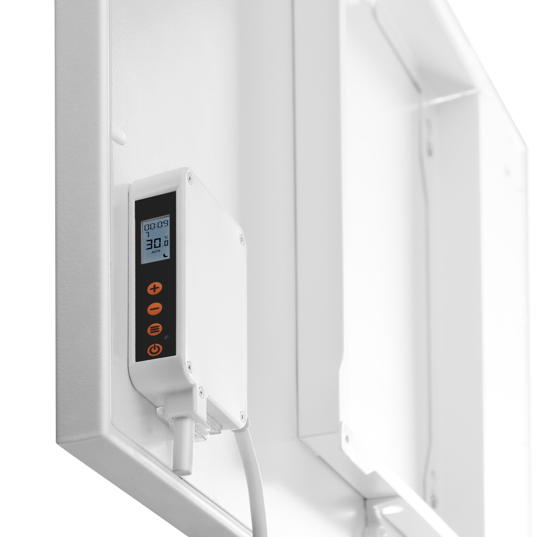 tectake® Infrarotheizung, rahmenlos mit Thermostat, Überhitzungsschutz, einfache Wand- oder Deckenmontage, inklusive Ständer