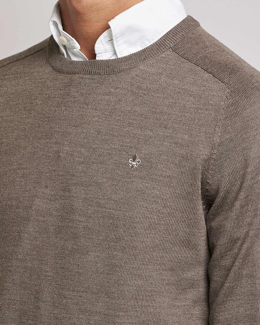 Morris Merino O-neck Brown