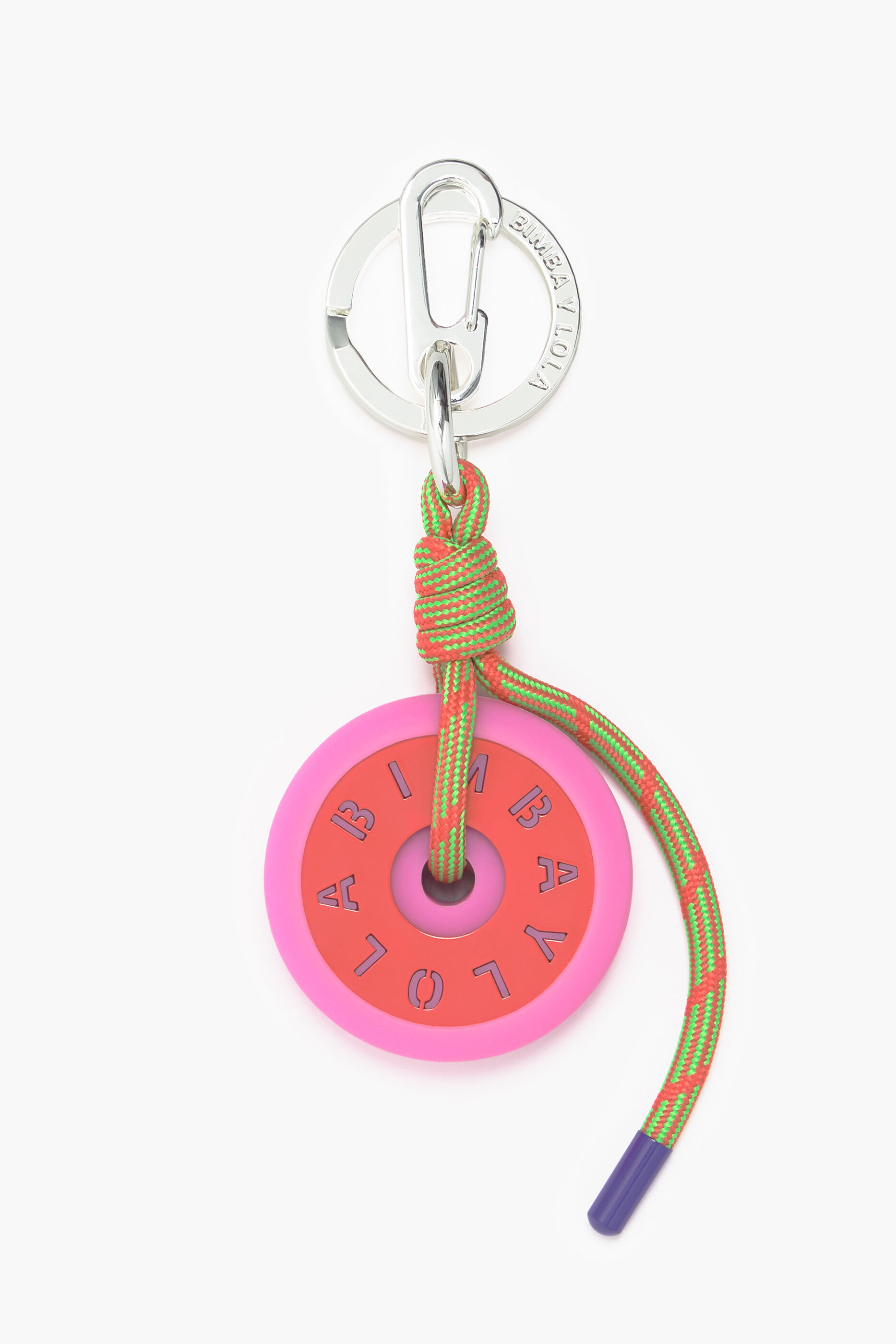 Chaveiro de silicone com logotipo laranja
