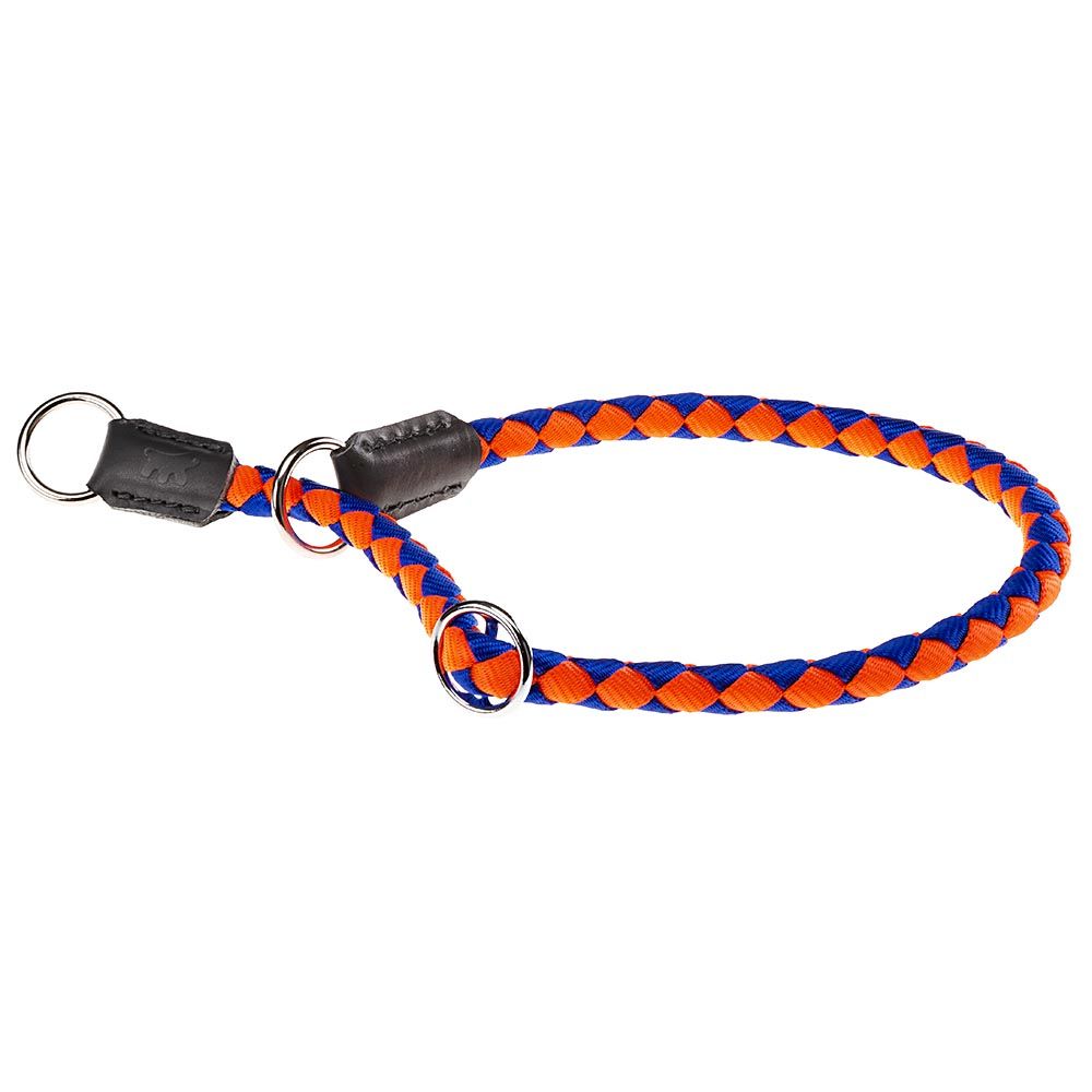 Collier semi-étrangleur pour chiens twist cs12/60, en nylon tressé, réglable et résistant