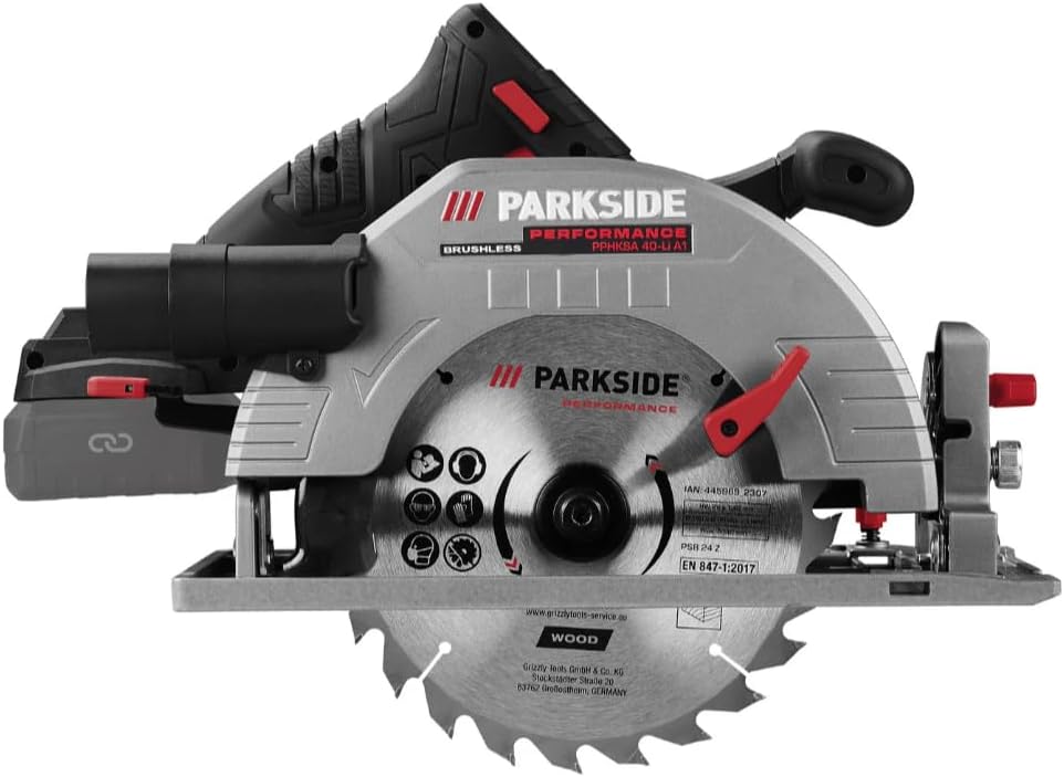 PARKSIDE PERFORMANCE® 40 V Akku-Handkreissäge »PPHKSA 40-Li A1«, ohne Akku und Ladegerät