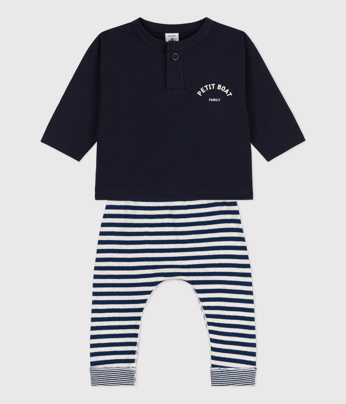 Ensemble cadeau bébé : tee-shirt et pantalon