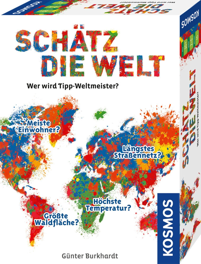 Kartenspiel SCHÄTZ DIE WELT