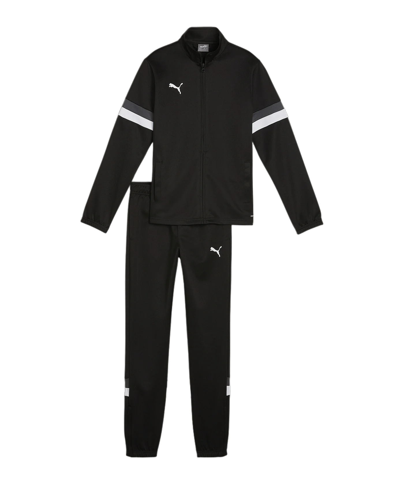 PUMA teamRISE Trainingsanzug Kids Schwarz F03