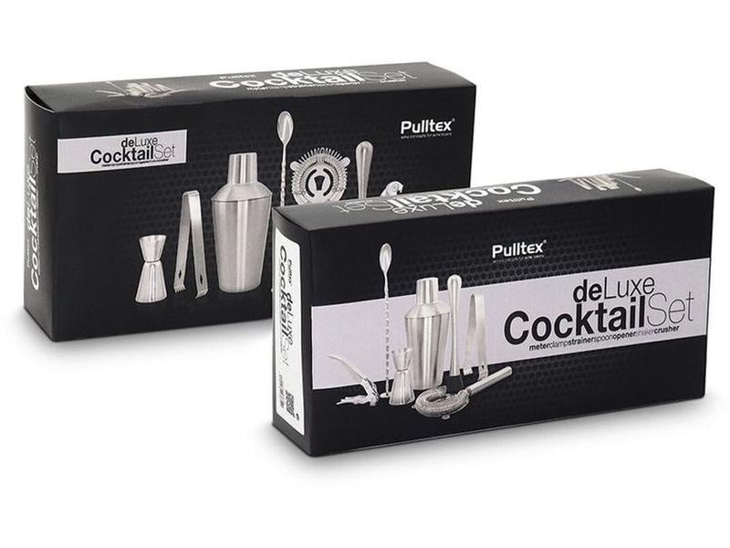 Pulltex Cocktail-Set Deluxe 0.5 l, Silber Cocktailset Starter-Kit