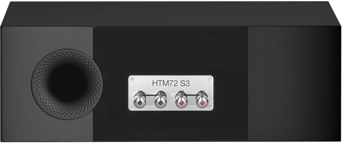 B&W HTM72 S3 Noir laqué Enceintes centrales