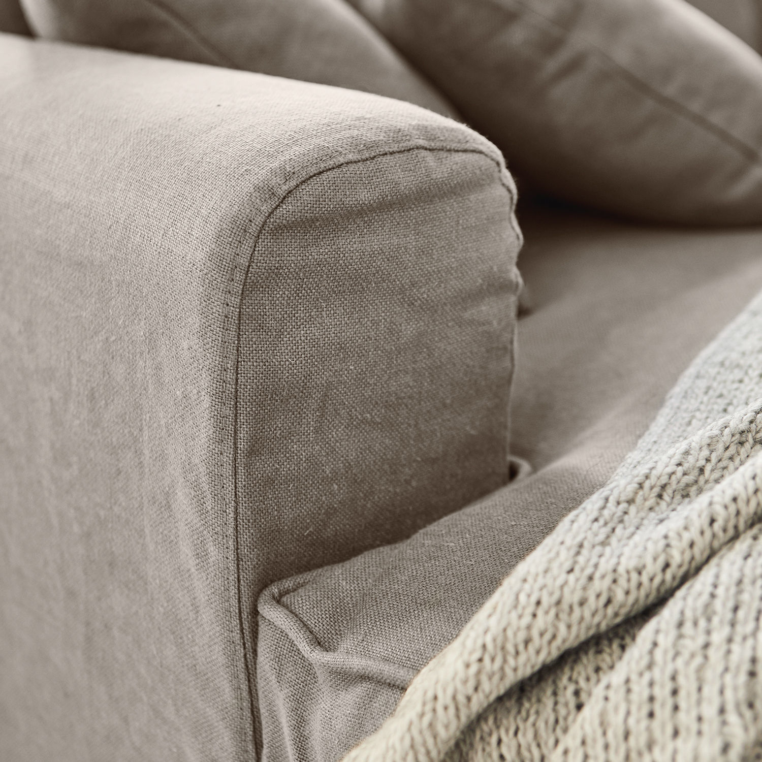 Sofa Seaford Ecksofa links | grau