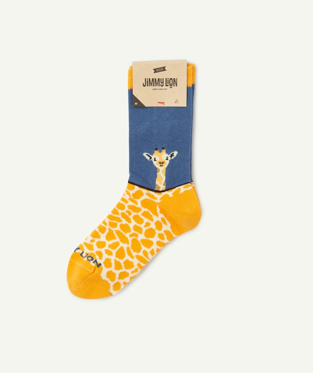 JIMMY LIONPAIRE DE CHAUSSETTES THÈME GIRAFE