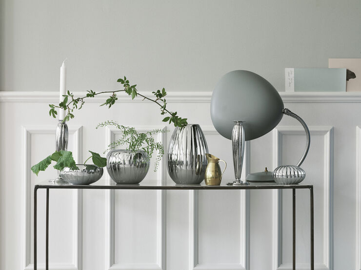 Georg Jensen Bernadotte lysestager 2 styk Sølv