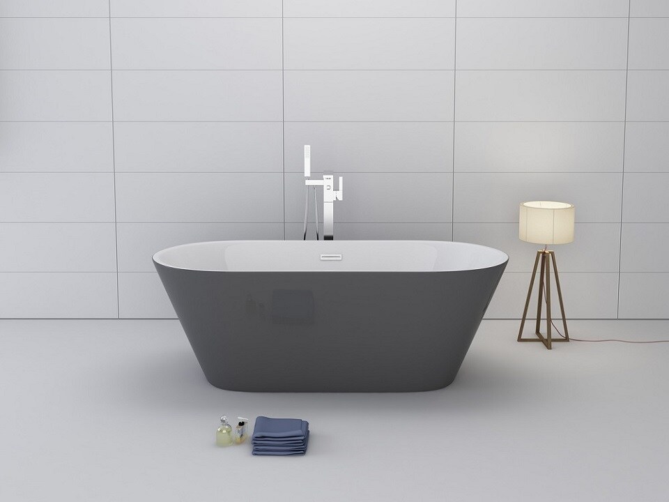 Jet-Line Badewanne LAUSANNE II grau