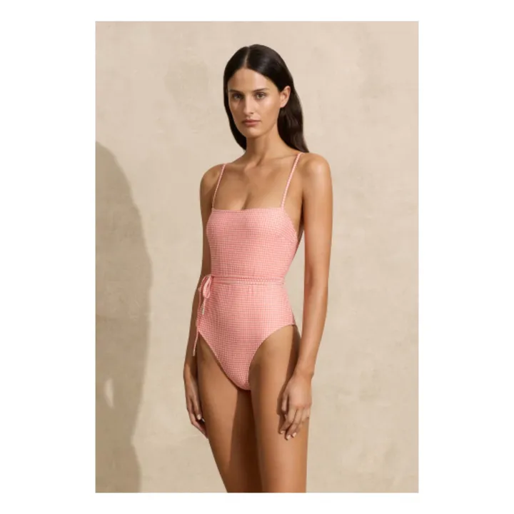 Peony Maillot 1 Pièce Tie Side | Rose Corail