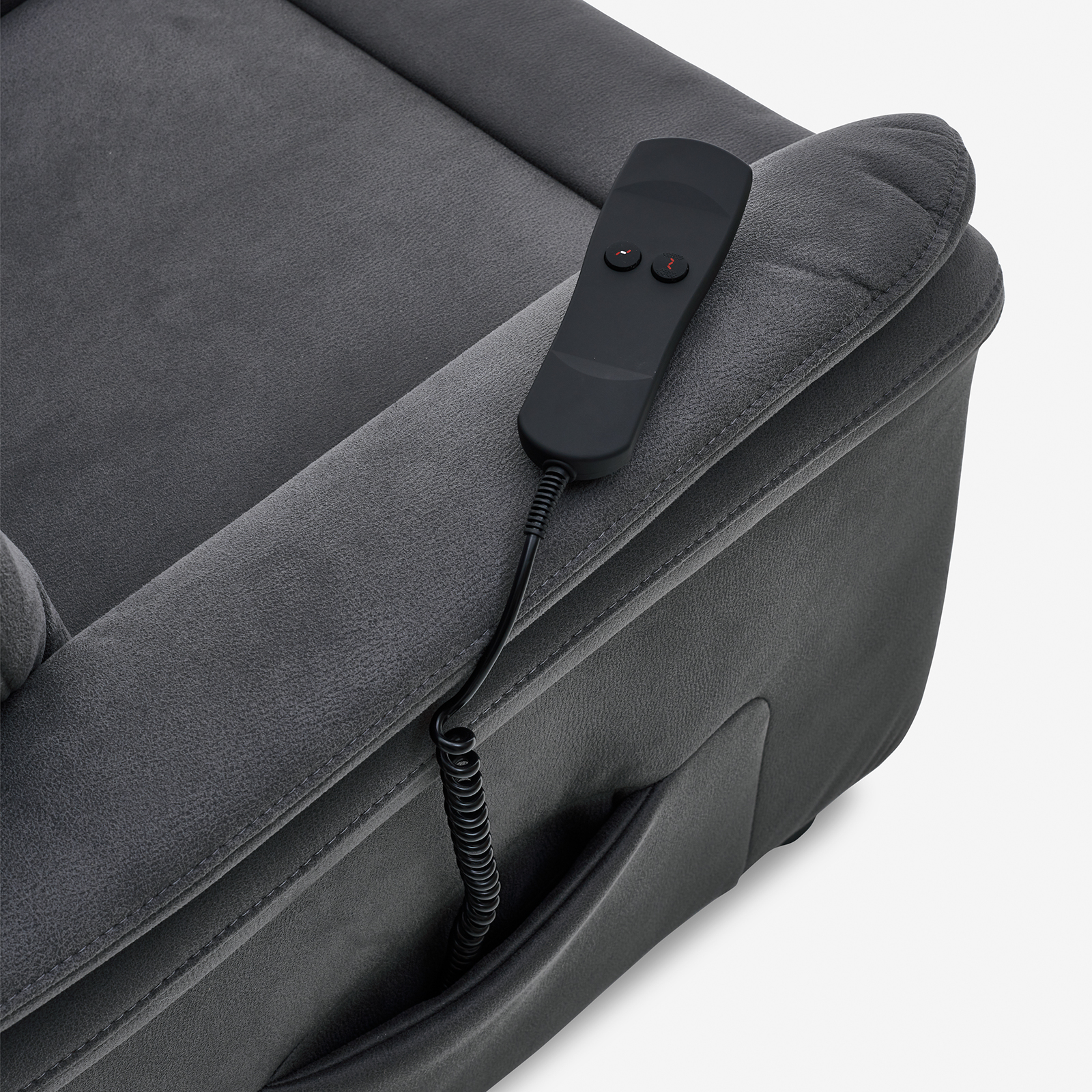 Relaxsessel - anthrazit - mit E-Motor - small