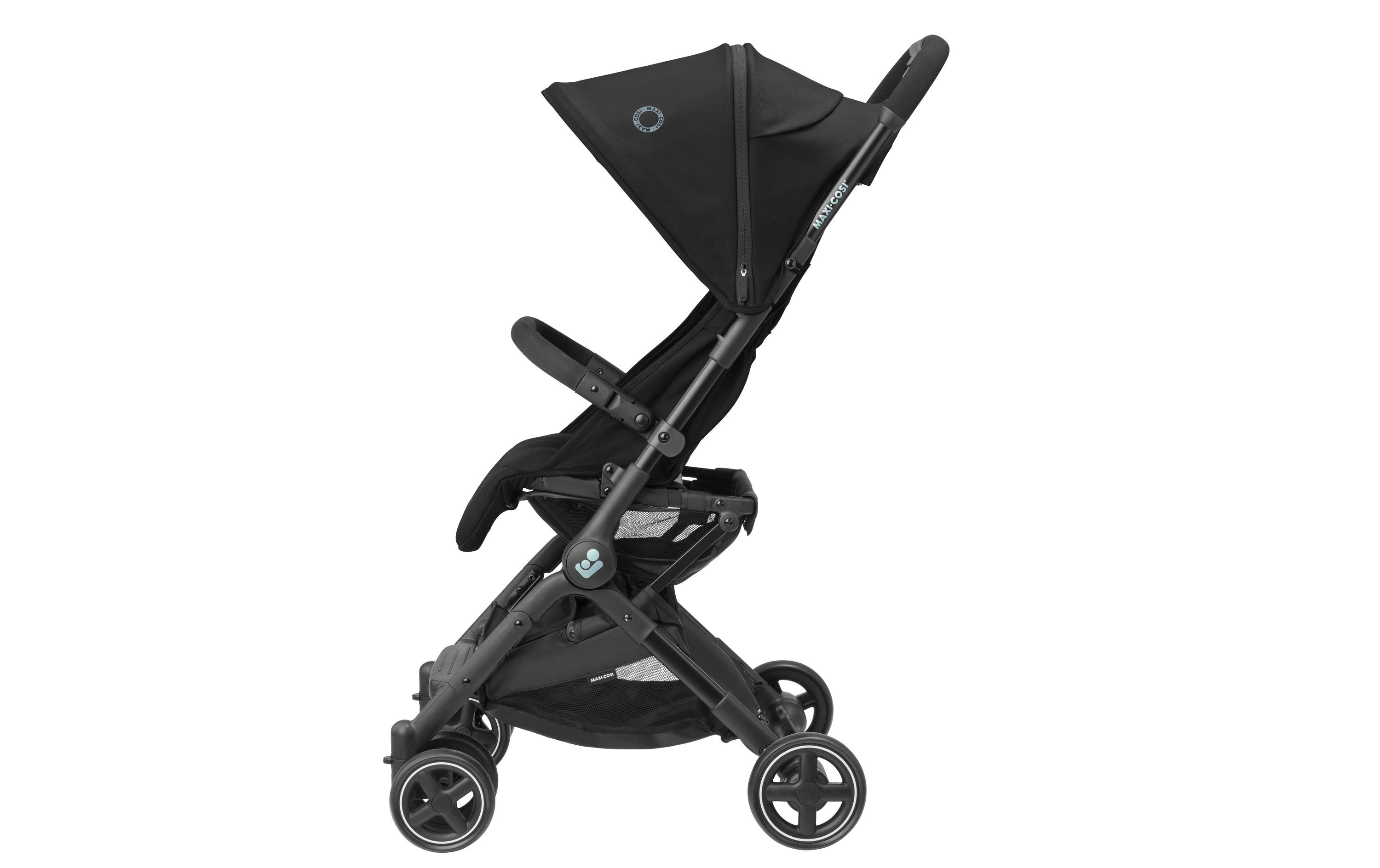 Buggy Lara2 Schwarz<br>Kinderwagen für enge Räume und grosse Abenteuer