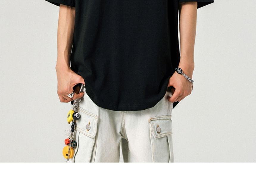 Derbundy - T-shirt met korte mouwen en geborduurde letters