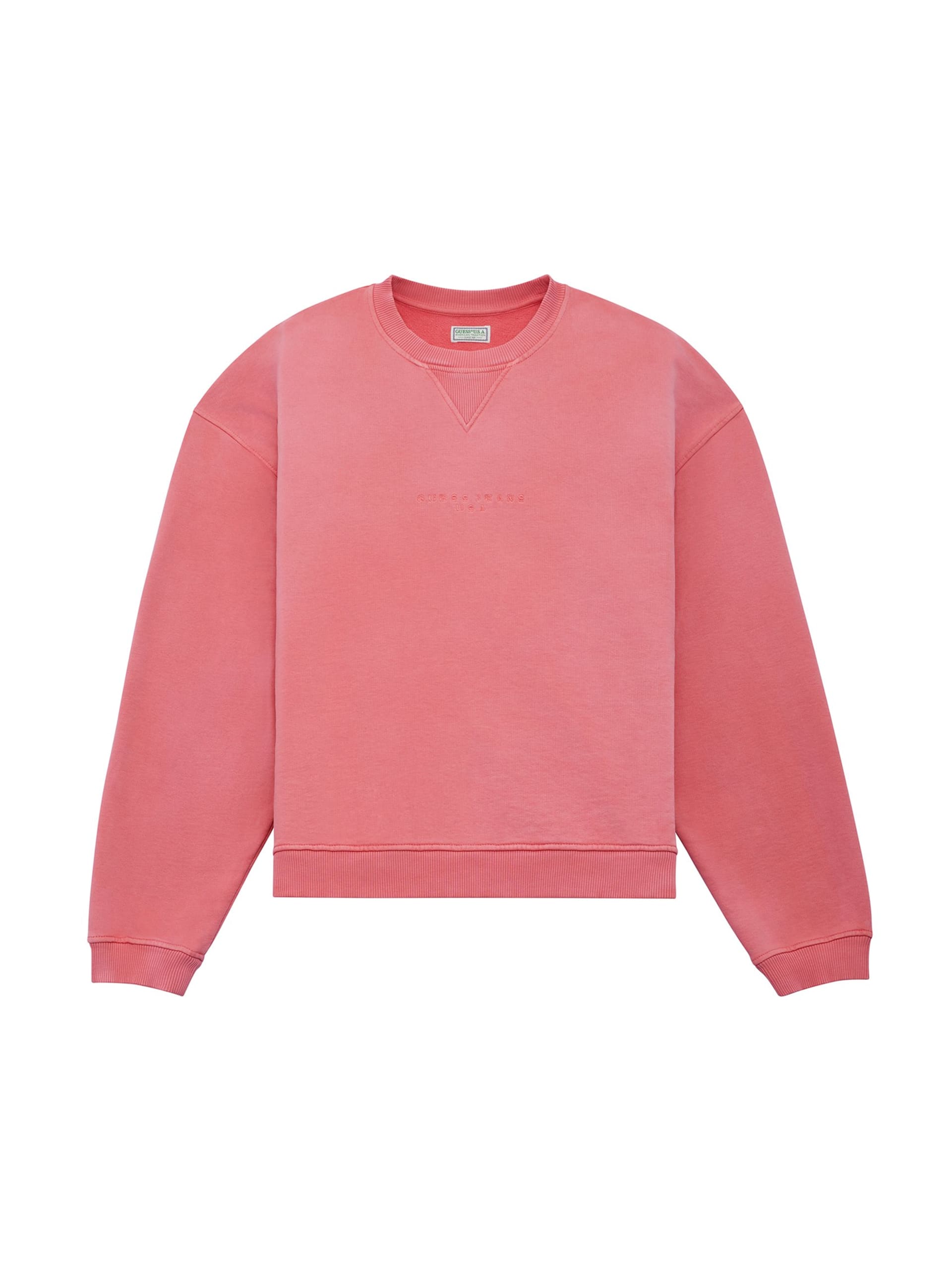 gola redonda com logo desgastado