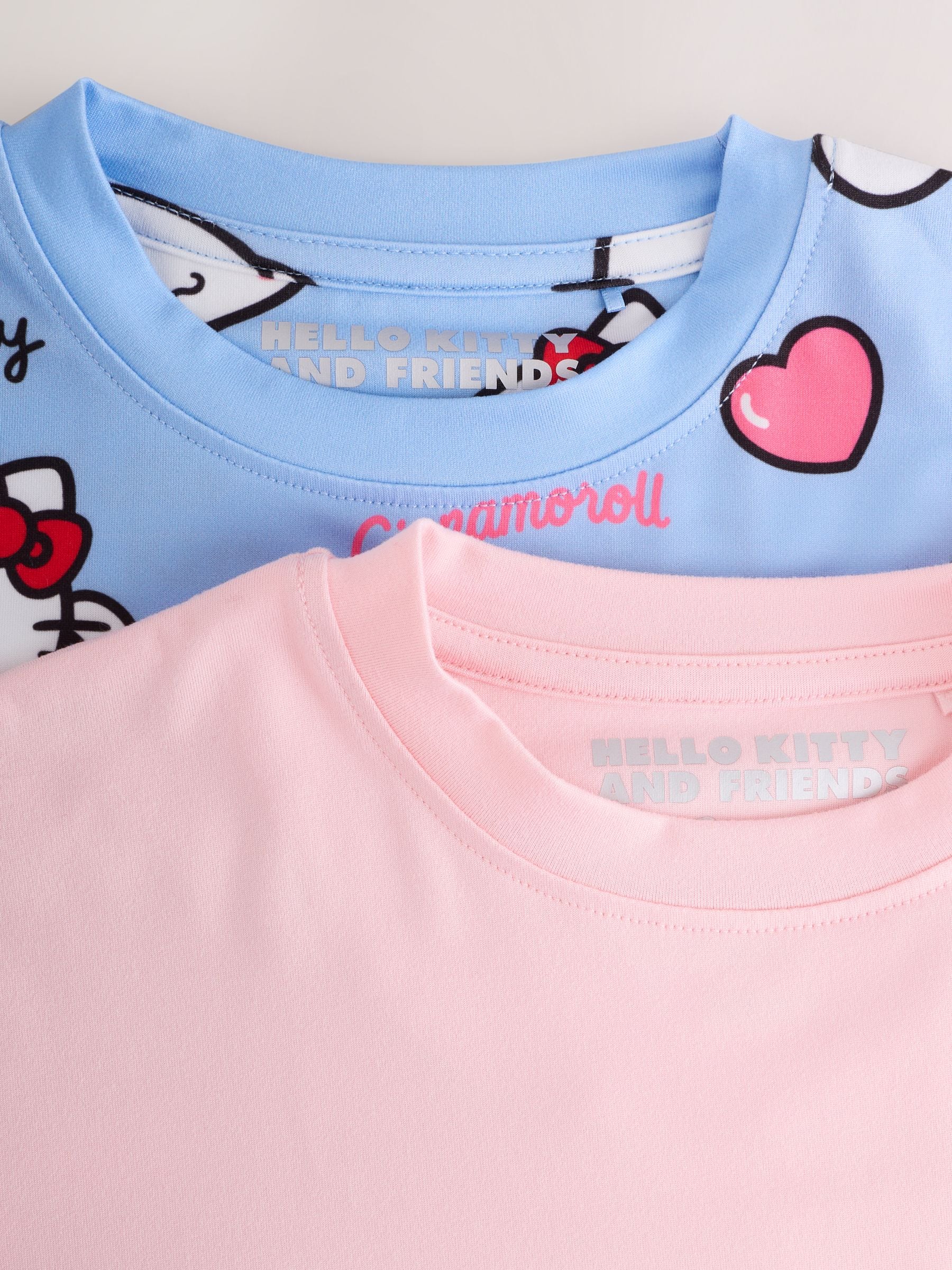 Roze/blauw - Verpakking van 2 Hello Kitty nachthemden (2-16jr)