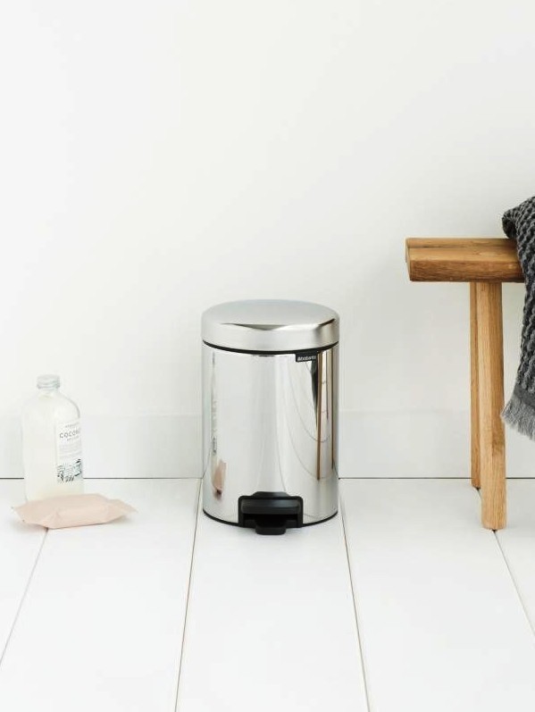 Brabantia NEWICON - Poubelle à pédale - 3L - Steel - 113147