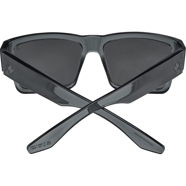 Lunette vélo SPY CYRUS TRANSLUCENT GUNMETAL HAPPY GRAY GUNMETAL SPECTRA MIRROR