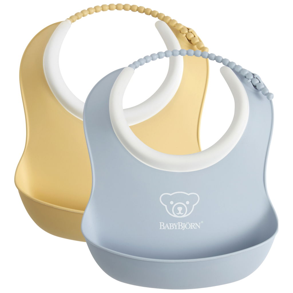BabyBjörnBabyBjörn   2er Set Lätzchen klein gelb/blau