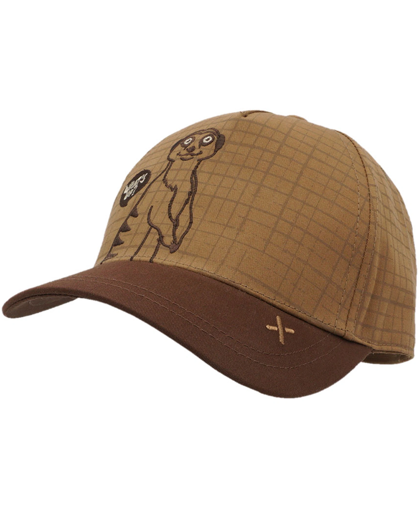 Basecap ERDMÄNNCHEN in braun