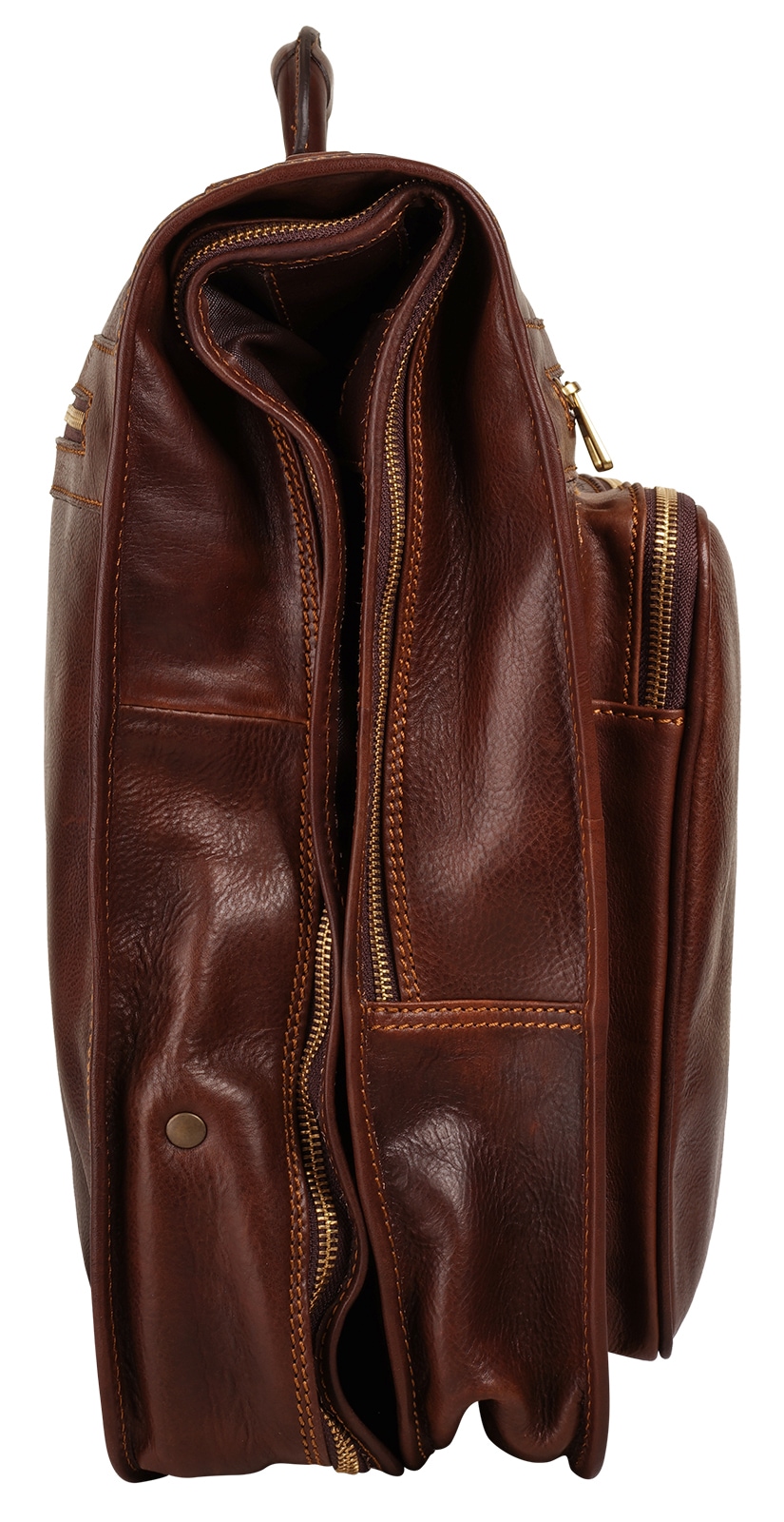 Piké Reisetasche echt Leder, Made in Italy