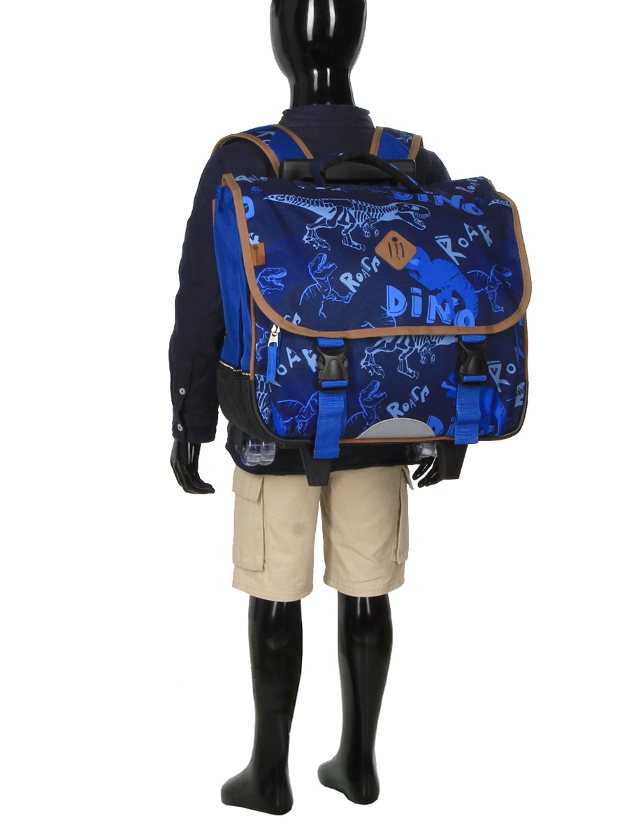 Cartable À roulettes Snowball Dino 38 cm