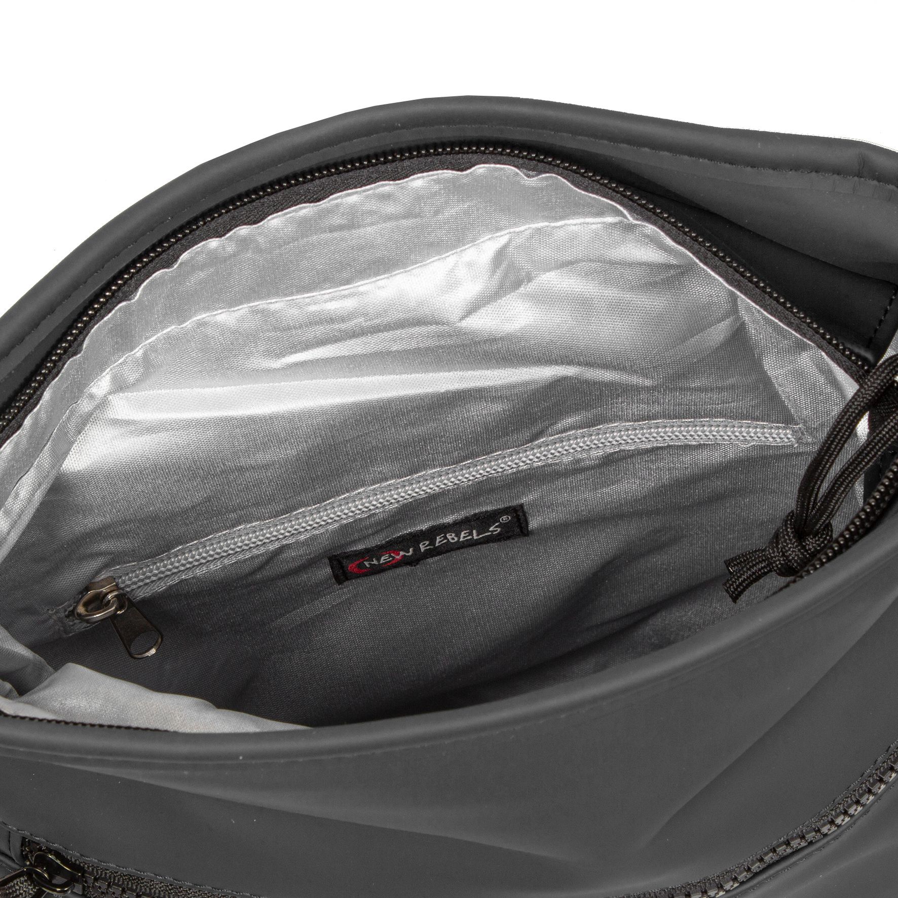New Rebels Mart Los Angeles Rolltop Backpack Mini Black